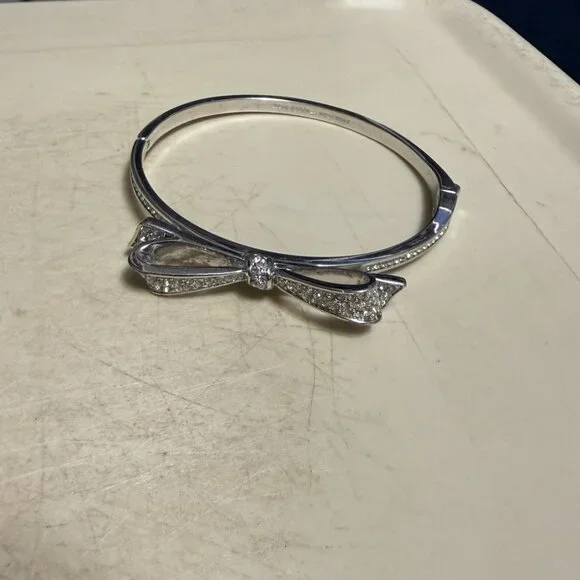 Kate Spade Silver Ribbon Bracelet - Picture 2 of 3